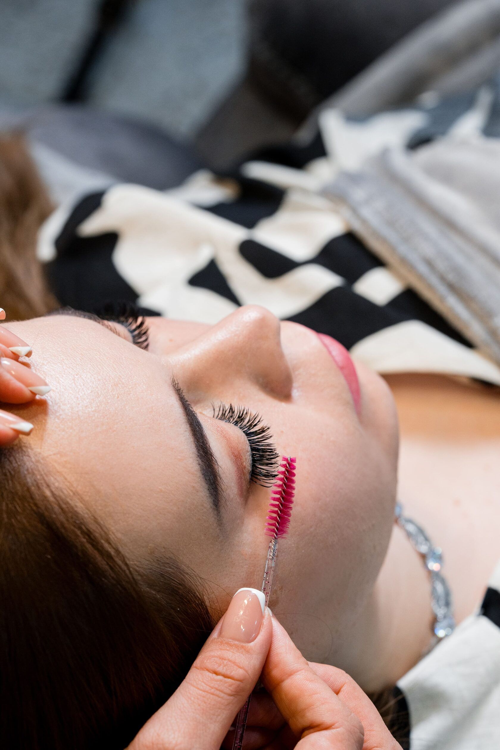 Eyelash extensions at Matryoshka Beauty Salon
