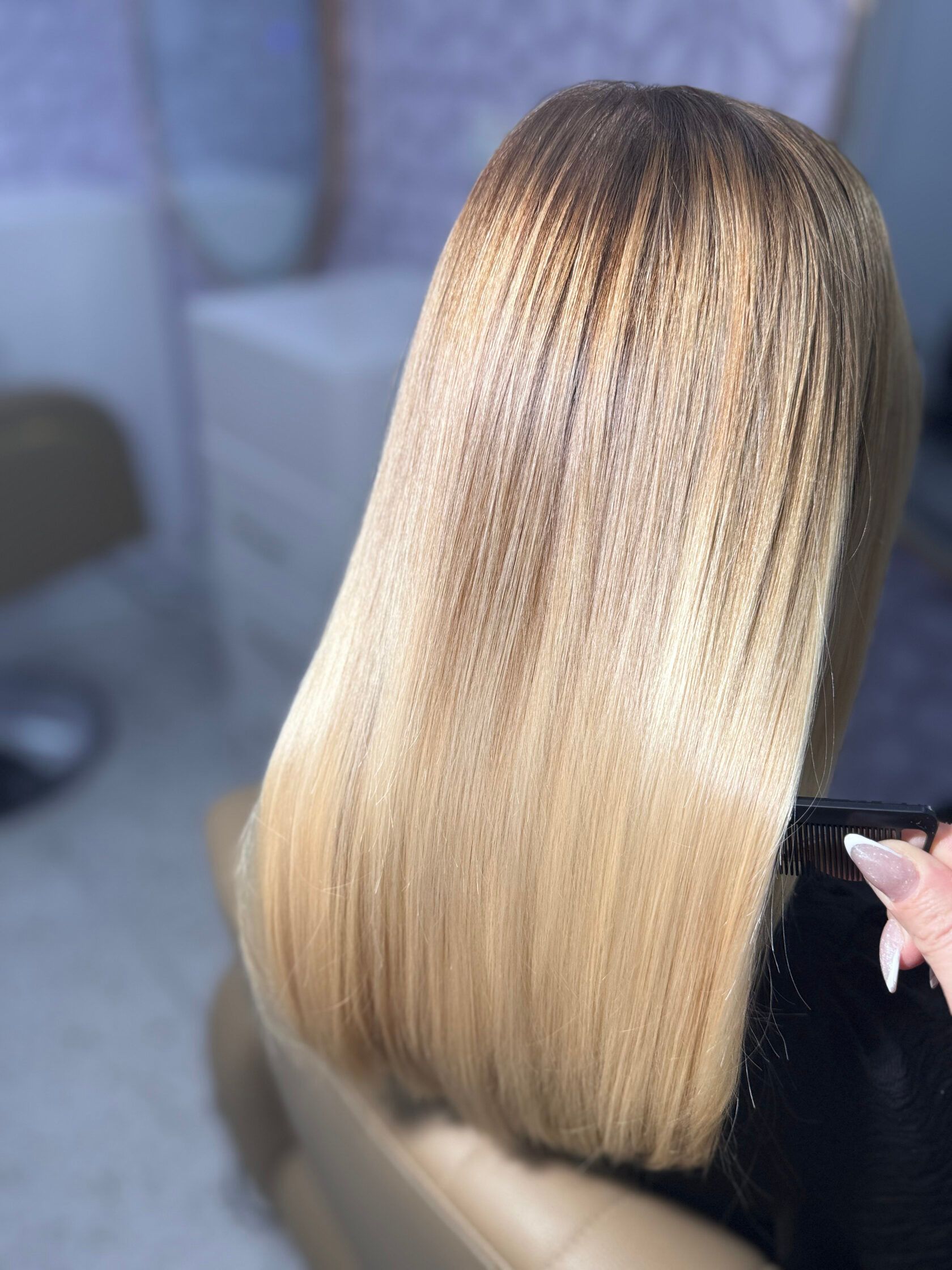Keratin treatment at Matryoshka Beauty Salon
